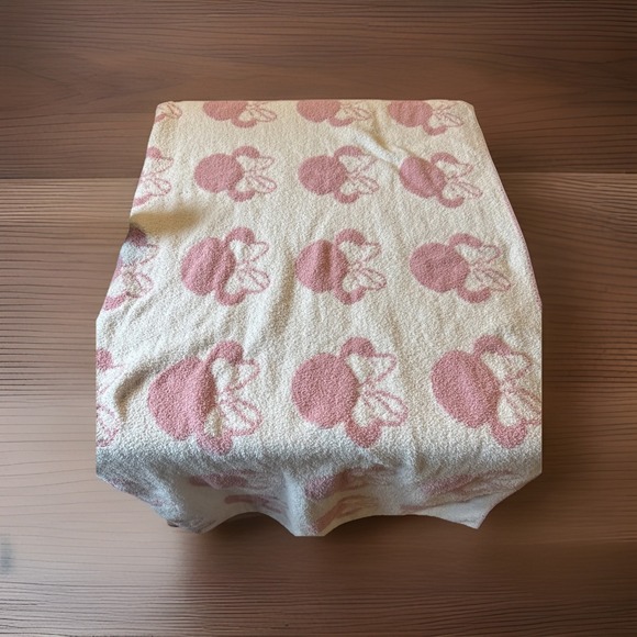 Disney Minnie Mouse Valentine's SUPER SOFT Reversible Throw Blanket 50